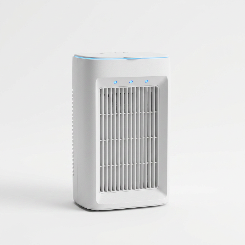 Everyday-Ready Portable Compact Cool Mist Humidifier - white background studio shot