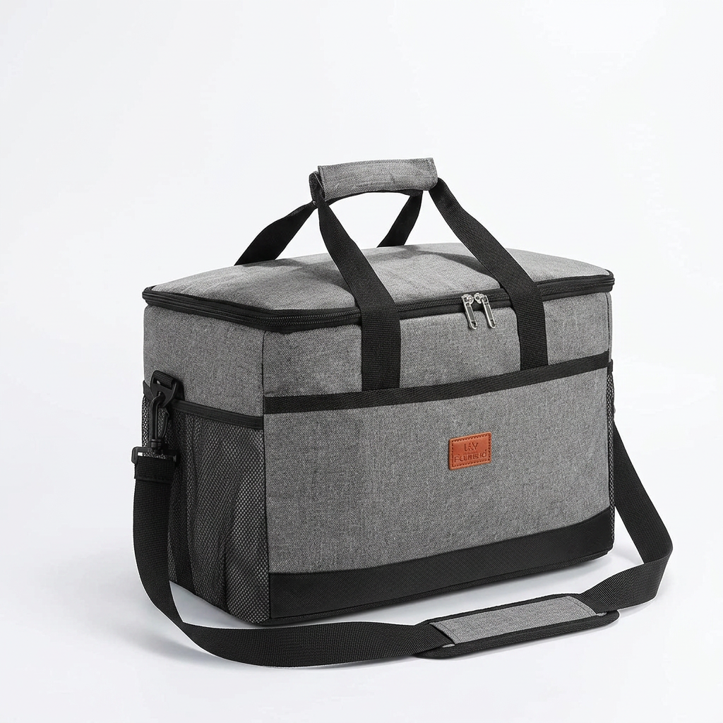 Energy-Efficient Waterproof Insulated Cooler Bag - white background studio shot