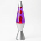 Modern-Design Retro Lava Lamp - white background studio shot