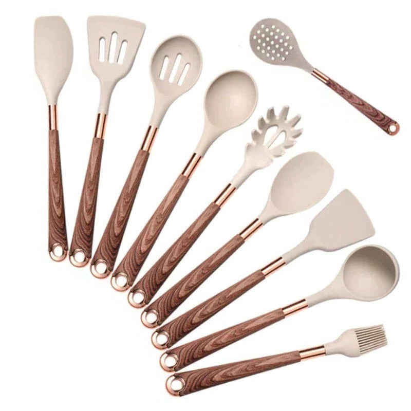 10-Piece Nonstick Kitchen Cooking Utensil Set