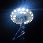 Solar Flagpole Light, 700 Lumen Dusk to Dawn LED