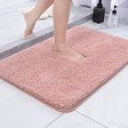 Absorbent Microfiber Bath Rug with Non-Slip Backing