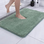 Absorbent Microfiber Bath Rug with Non-Slip Backing