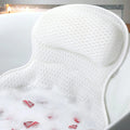 Quick-Dry Bath Pillow with 6 Suction Cups and Air Mesh