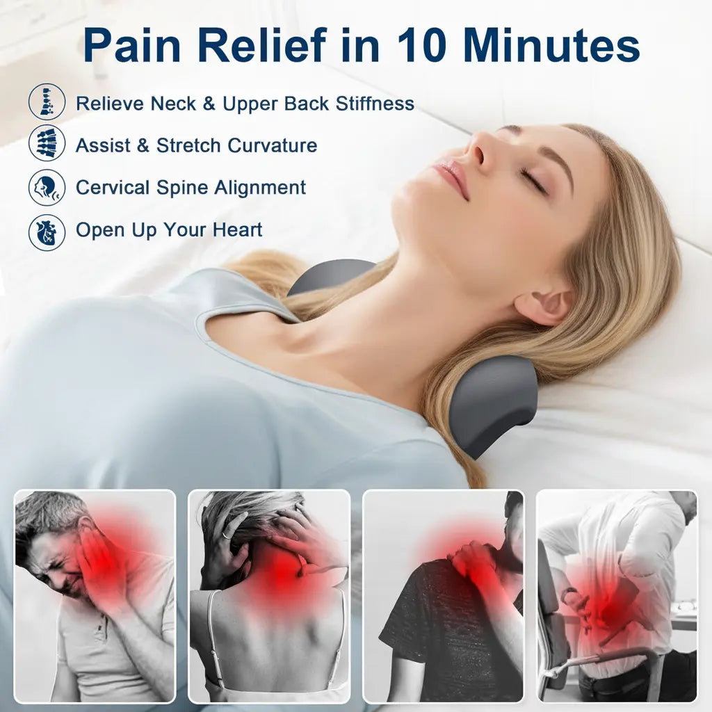 Cervical Trigger Point Massage Tool with Foam Nodes