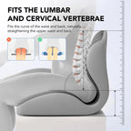 Memory Foam Seat Cushion with Integrated Back Support