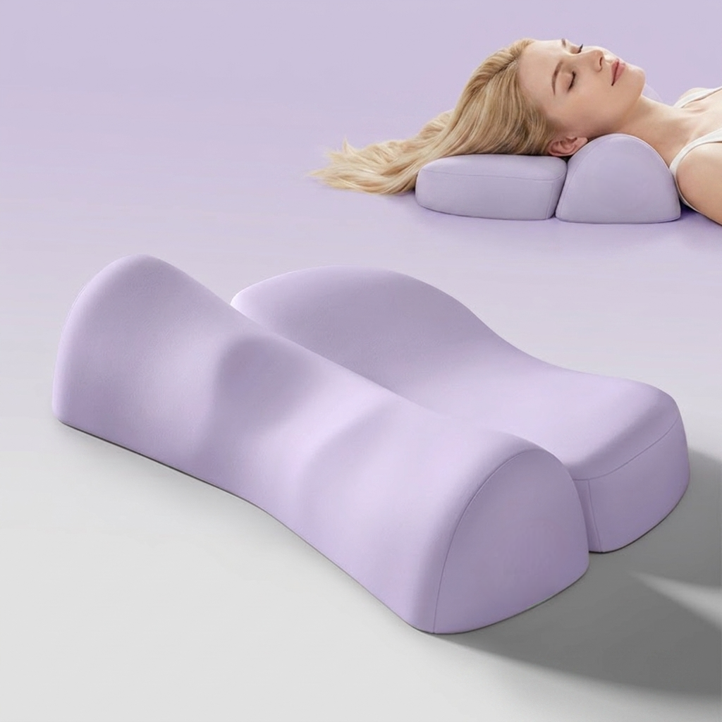 Zoned Contour Memory Foam Pillow for Side & Back Sleep