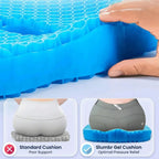 Honeycomb Gel Seat Cushion with Non-Slip Cover