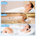 Full-Body Bathtub Pillow with Suction Cups and Air Mesh