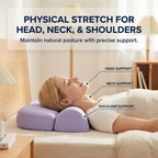Zoned Contour Memory Foam Pillow for Side & Back Sleep