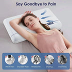 Concave Cervical Memory Foam Pillow for Sleep Support
