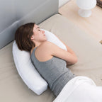 U-Shaped Side Sleeper Pillow with Ear Well and Memory Foam