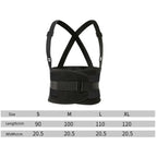 Adjustable Lumbar Work Back Brace for Lifting Support