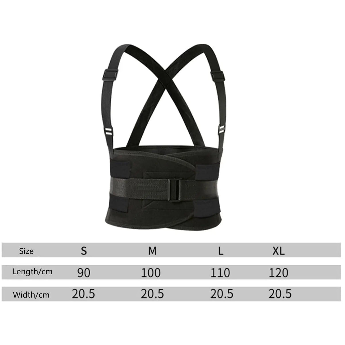 Adjustable Lumbar Work Back Brace for Lifting Support