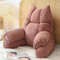 Reading Backrest Pillow with Armrests & Shredded Foam