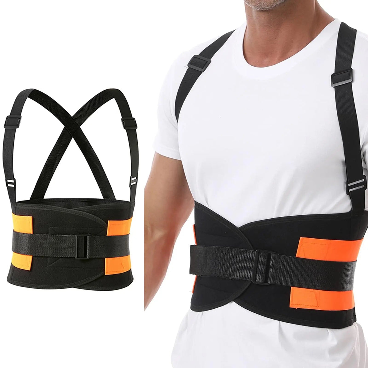 Adjustable Lumbar Work Back Brace for Lifting Support