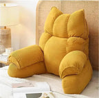 Reading Backrest Pillow with Armrests & Shredded Foam