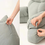 Reading Backrest Pillow with Armrests & Shredded Foam