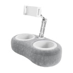 Adjustable Phone and Tablet Pillow Stand with Trays