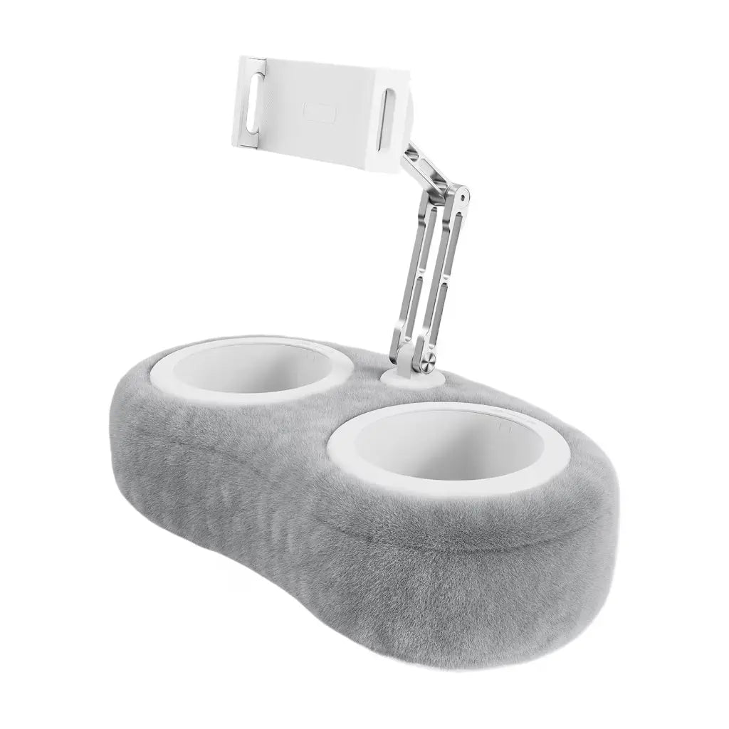 Adjustable Phone and Tablet Pillow Stand with Trays