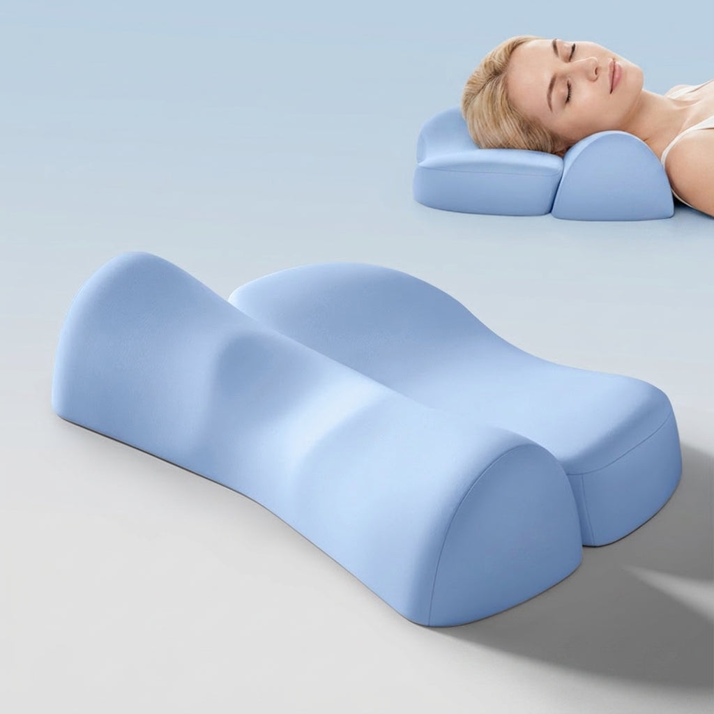 Zoned Contour Memory Foam Pillow for Side & Back Sleep