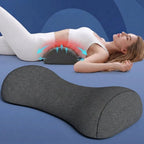 Contoured Lumbar Support Pillow with Memory Foam