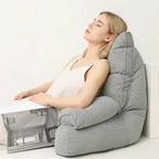 Reading Backrest Pillow with Armrests & Shredded Foam
