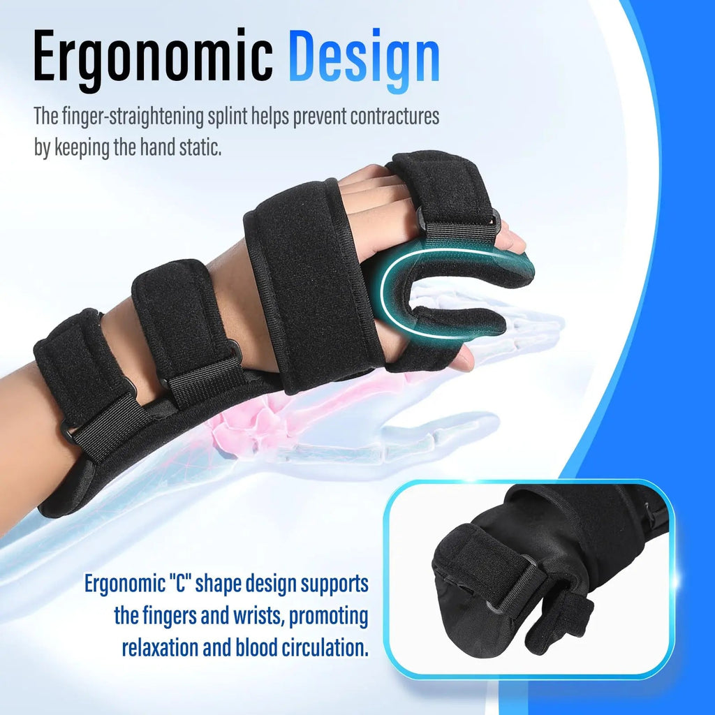 Adjustable Hand & Finger Support Brace for Rest