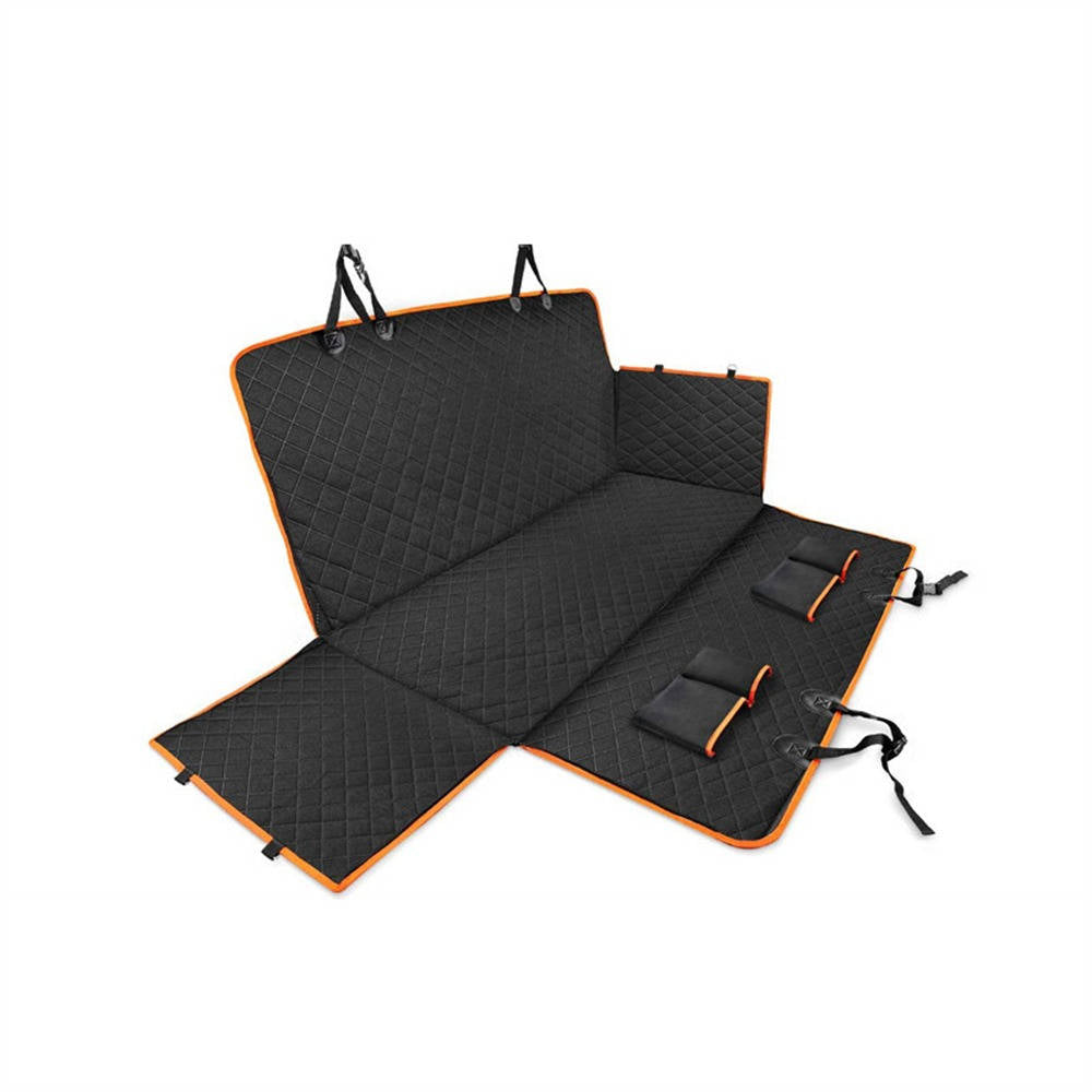 Waterproof Dog Car Seat Cover with Hammock and Side Flaps