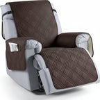 Waterproof Microfiber Recliner Cover with Storage Pockets
