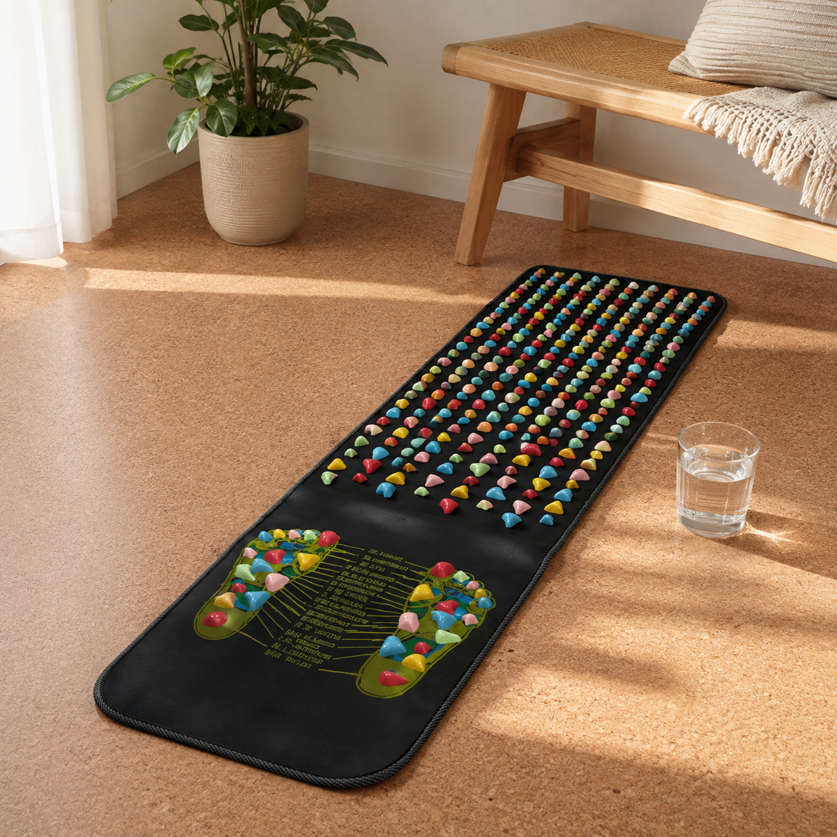 Acupressure Mat and Pillow Set lifestyle image 3