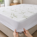 Bamboo Mattress Protector, Waterproof lifestyle image 2