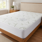 Bamboo Mattress Protector, Waterproof lifestyle image 3