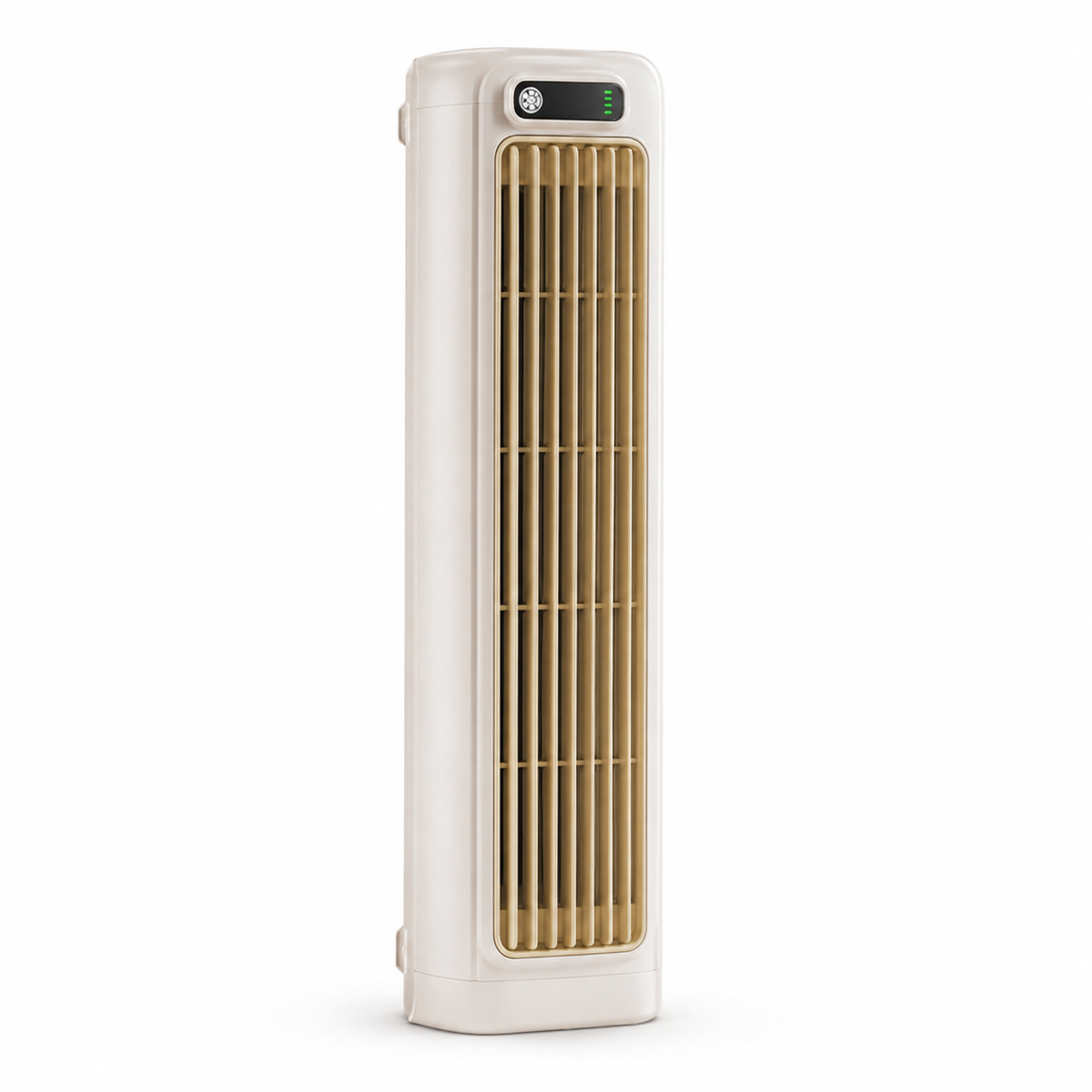 Compact Bladeless Evaporative Cooling Fan on white background