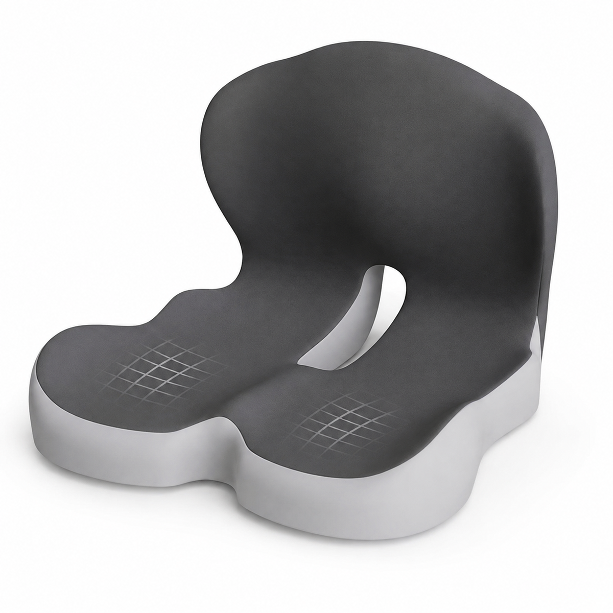 Ergonomic Lumbar Support Seat Cushion on white background