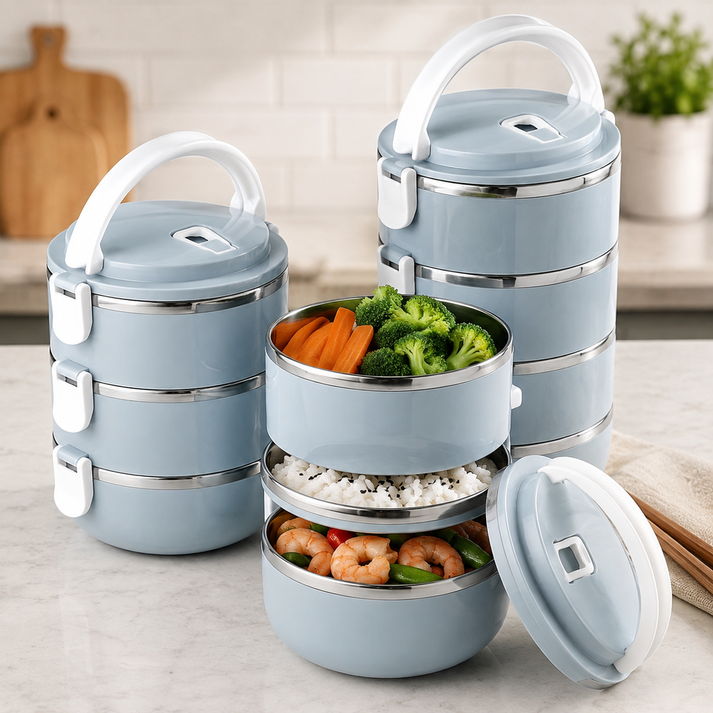 Everyday-Ready Insulated Bento Box lifestyle image 1