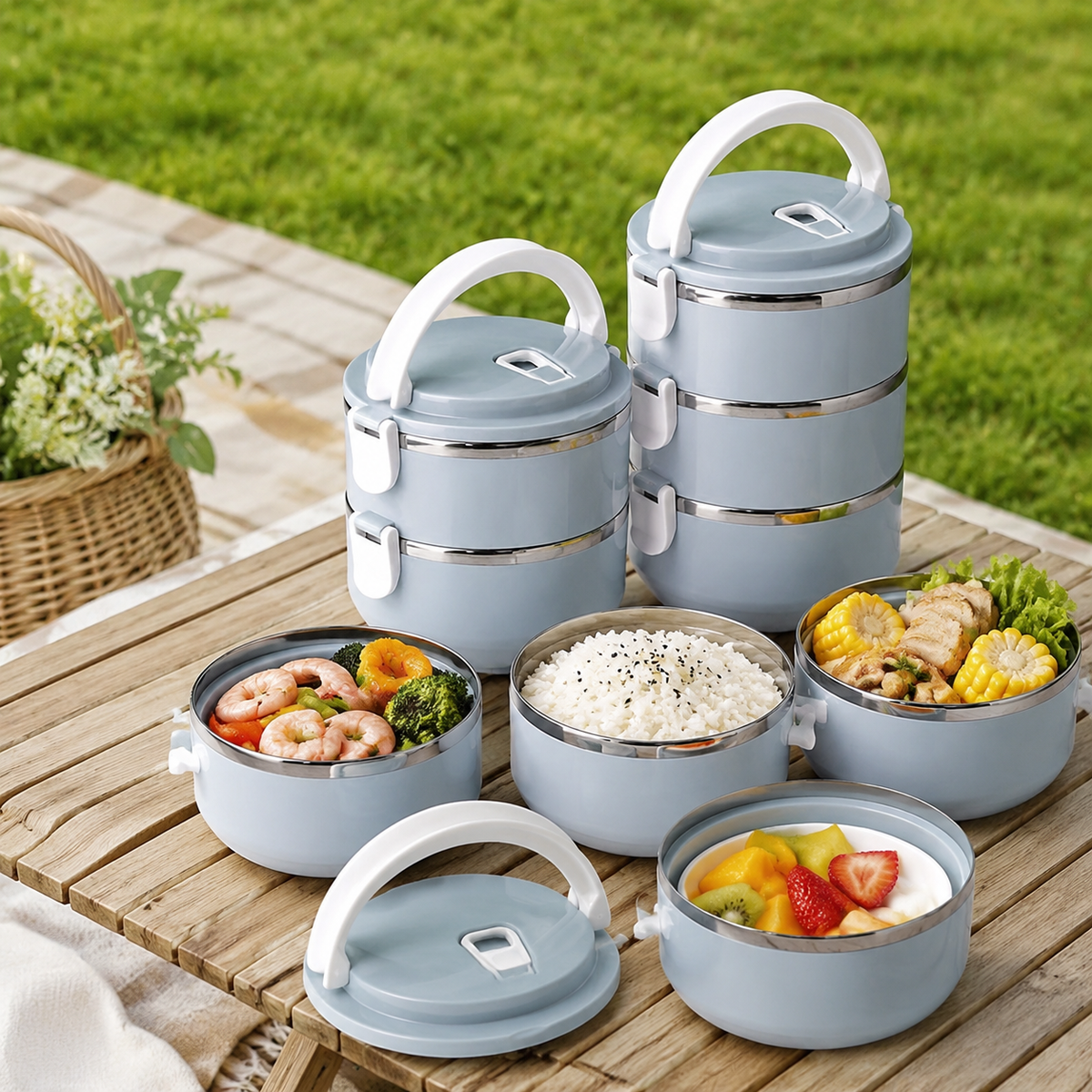 Everyday-Ready Insulated Bento Box lifestyle image 3