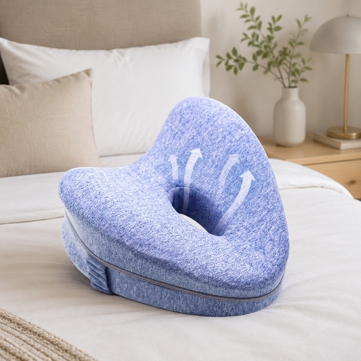 Knee Support Pillow, Contoured lifestyle image 1