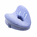 Knee Support Pillow, Contoured on white background