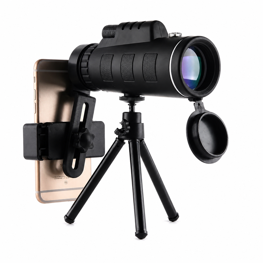 Compact 10x HD Monocular Telescope on white background