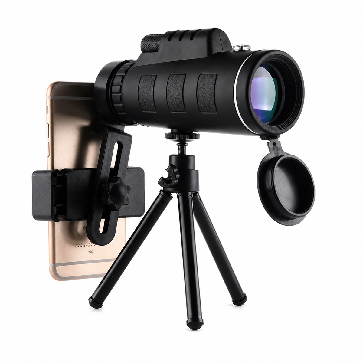 Compact 10x HD Monocular Telescope on white background