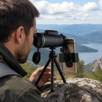 Compact 10x HD Monocular Telescope in use – lifestyle photo 1