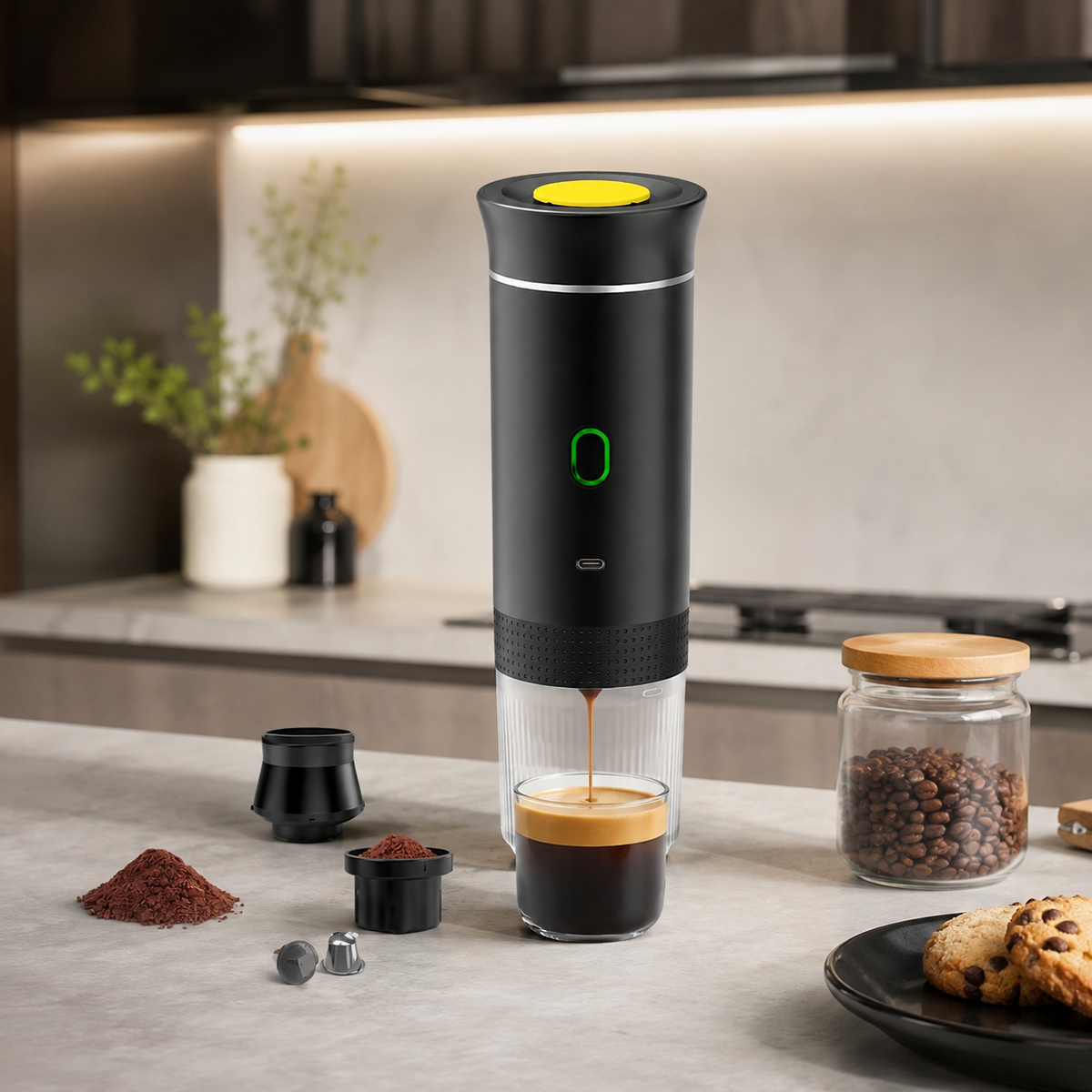 Manual Portable Espresso Maker lifestyle image 1