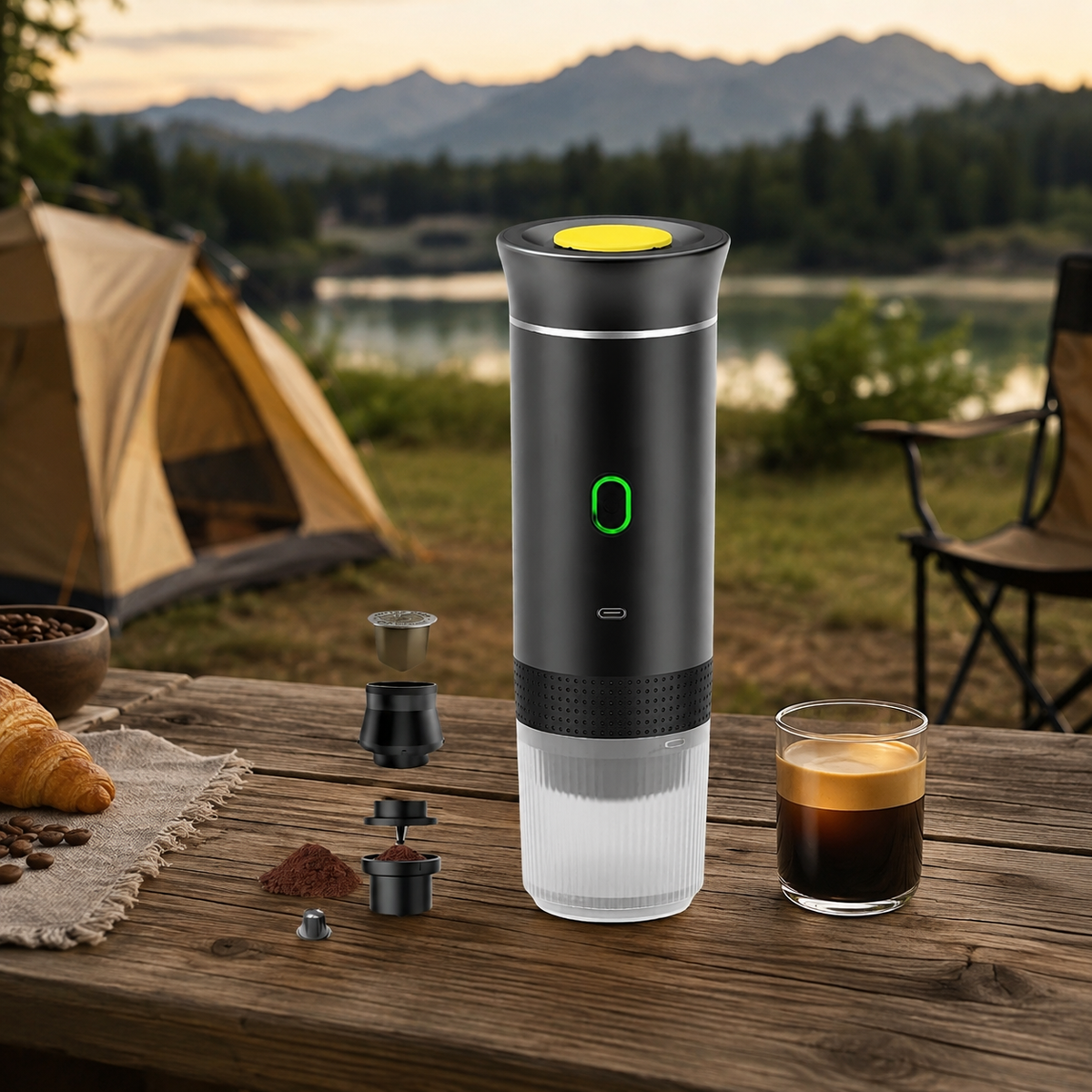 Manual Portable Espresso Maker lifestyle image 2