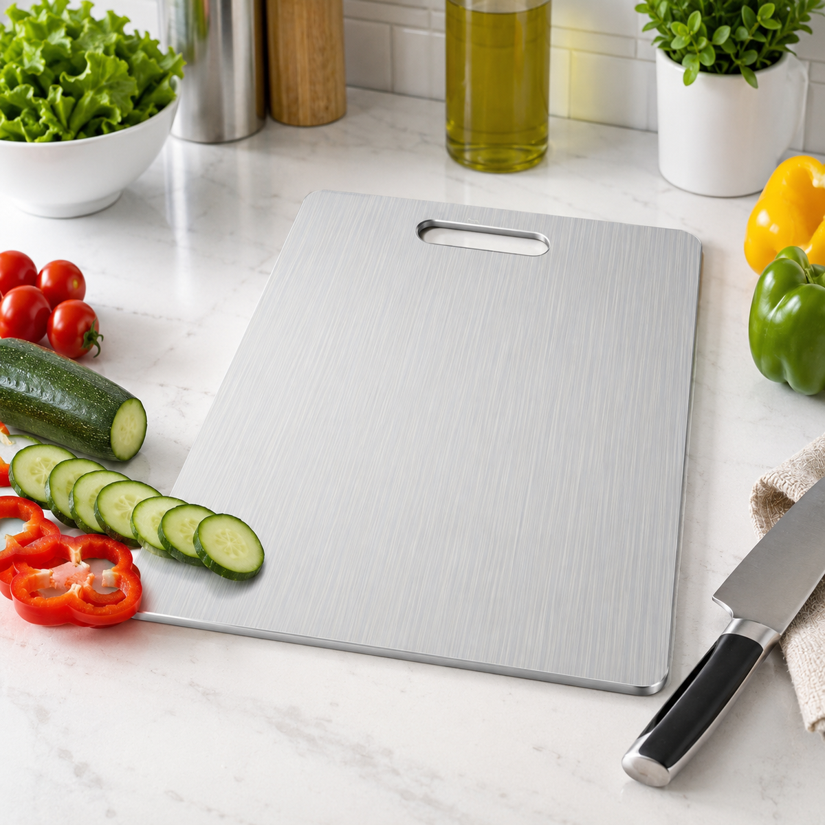 Titanium-Coated Cutting Board lifestyle image 1