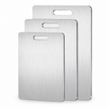 Titanium-Coated Cutting Board on white background