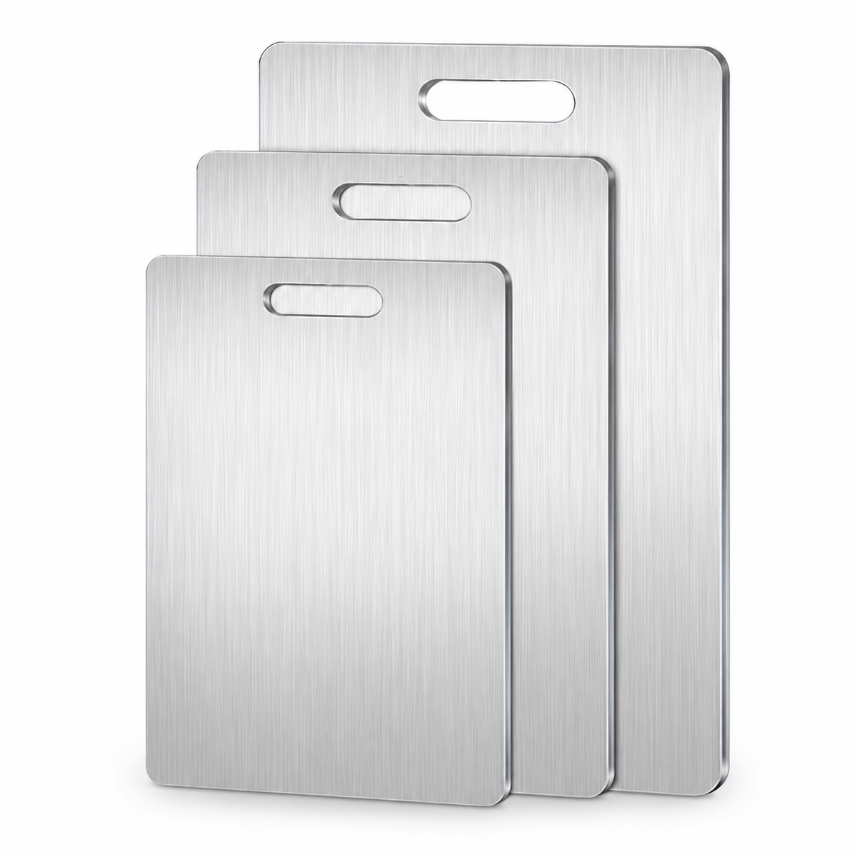 Titanium-Coated Cutting Board on white background