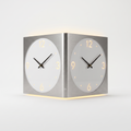 Backlit LED Silent Wall Clock - white background product image