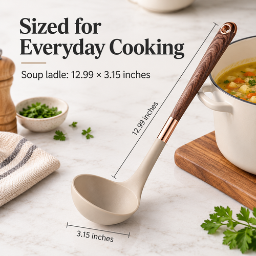 10-Piece Nonstick Kitchen Cooking Utensil Set specification image 1