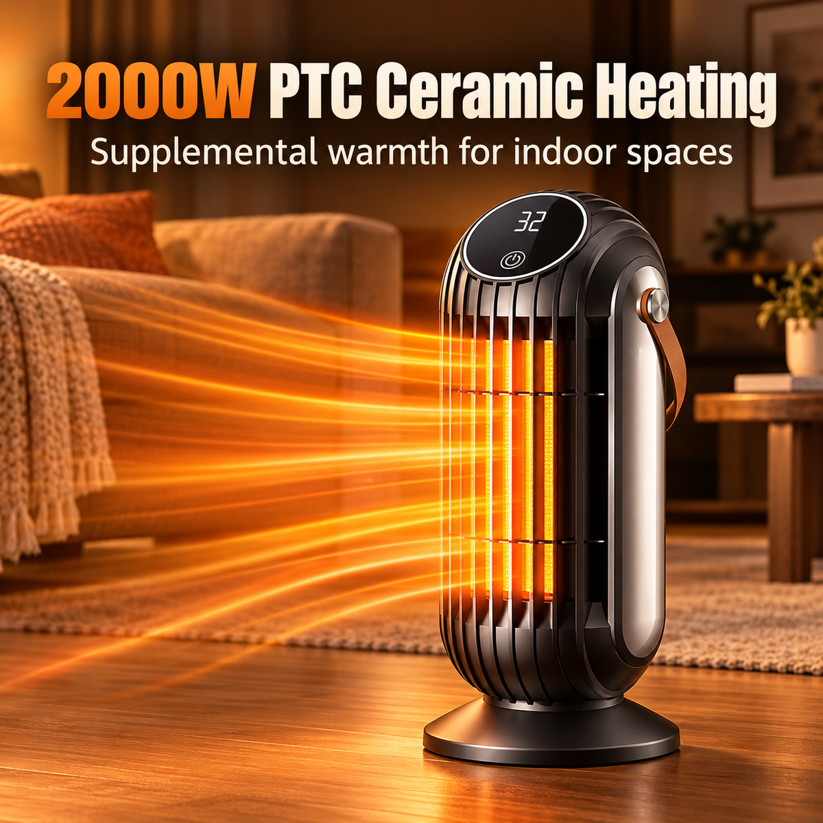 2000W PTC ceramic heating feature image